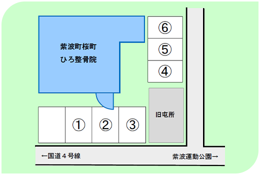 駐車場の数と配置図